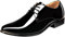 zpllsbratos Scarpe Stringate Derby Uomo Scarpe Eleganti Pelle Oxford Scarpe Formali Abito Cerimonia (Nero,42)