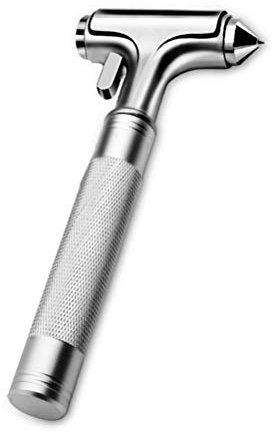 Martillo de la seguridad del coche, for romper ventanas de cristal del coche, cinturón de seguridad de corte, se escapaba en una emergencia, herramienta de defensa Rescate Supervivencia Vehículo Broke