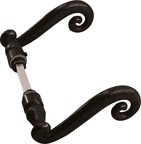 Béquille double fer forgé DT2000 - Noir