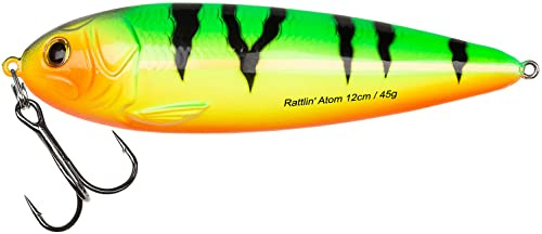 Abu Garcia Rattlin' Atom Hard Bait Angelköder – extra laute Rassel und scharfer Drillingshaken