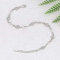Armband Armreif Armkette Damen 925 Sterling Silber New Woman Modeschmuck Hochwertige Retro Einfache Blume Roségold Armband Länge 21Cm-1496
