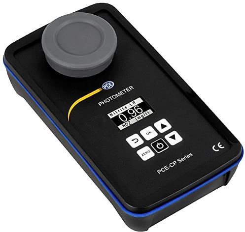 Photometer PCE-CP 22 mit Bluetooth Schnittstelle Parameter zur Messung von pH, Eisen, Harnstoff, Nitrit, Nitrat, Phosphat, Ammoniak, Kupfer, Kalium