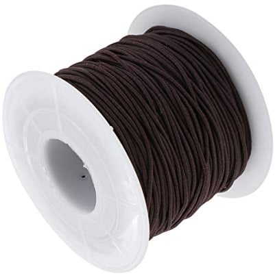 Holibanna 1 Rolle 50 M Elastischer Schnur 1,2 Mm Durchmesser 4-adrig Perlenschnur Handgefertigte Schnürung DIY-Material Für Armbänder Halsketten