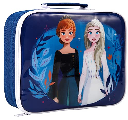Zawadi Global Frozen Rectangular Insulated Lunch Box Bag for Boys and Girls, Perfect Size for Packing Hot or Cold Snacks for School and Travel, BPA Free