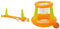 Intex 56508EP Pool Volleybal Game - Aufblasbares Wasserballspiel - Volleyballnetz, Gelb, Orange, Weiß, 239 x 64 x 91 cm & Wasserspiel Floating Hoops, Mehrfarbig, Ø 67 x 55 cm