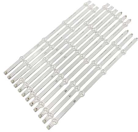 DAYHOM 12pcs x 47 LED Las Tiras de la luz de Fondo se Ajustan a LG 47 TV 47LN5200 LG47LP360 7LN540S 47LN519C 47LN613S 6916L-1174A 1175A 1176A 1177A
