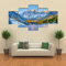 3D Wandaufkleber Kunst Malerei,moderne bilder wohnzimmer mit rahmen,kunstdruck auf leinwand,xxl bilder auf leinwand Kastanienbraune Glocken bei Sonnenaufgang,leinwanddrucke 5 stück leinwand bilder