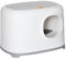 PawHut Bac à litière pour Chat Maison de Toilette fermée avec Couvercle et Pelle, Plastique (PP), 55L x 40l x 39H cm, Blanc