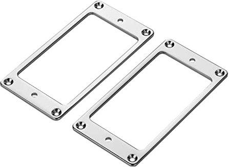 YIWENG 2er Pickup Montageringe für Humbucker Pickups Cover Frame Set Ersatz für LP Gitarren,Tonabnehmer-Montageringe für Humbucker