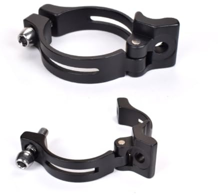 HOUSON Morsetto per bicicletta per deragliatore, morsetto per tirante bicicletta MT, freno anteriore regolabile, 34,9 mm