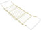 HYBZDKEOP Edelstahl-Badewannenablage ， Badewannenregal, Badewannenablage, kleines Tablett, Badetablett for Handy, Handtuchständer(Golden,63.00X20.00X6.00CM)