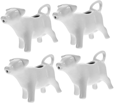 PRETYZOOM Jarra Espumadora con Forma de Vaca para Café con Leche Mango Fácil de Usar en Casa