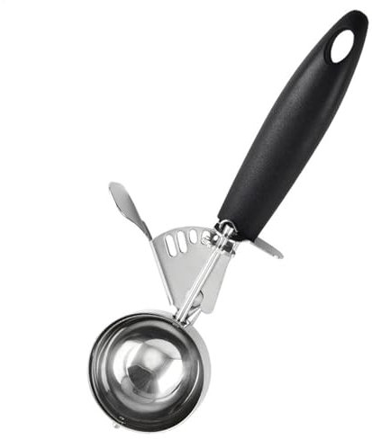 Eiscreme Scoop - Edelstahl -Eiscreme -Scooper | Nicht -STIAK -Keksschaufel Mit Bequemem Griff | Hochleistungslöffel | Mash Potato Scoop Küchengeräte Für Keksteig, Sorbet Und
