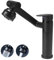 VirtuGro Robinet Cuisine Rabattable Réglable Pivotant à 360° Mitigeur Cuisine Noir avec 2 Douchette Modes Robinet Evier en Acier Inoxydable pour Salle de Bain ou Cuisine Noir