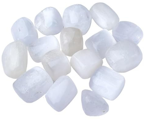 LituFoto Grava Natural Crystal Gypsum Rolling Stone Ornaments Mineral Science Rock