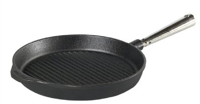 SKEPPSHULT Poêle à Griller en Fonte Noir 25 cm