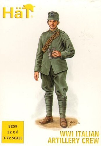 Unbekannt HäT 1/72 WWI Italian Artillery Team Plastic Model Kit Figures