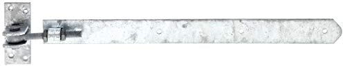 Alberts 318277 Ladenband | gerade, Abschluss abgerundet, verstellbar um 30 mm | feuerverzinkt | 460 x 40 mm