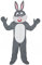 Neu Hase grau Einheitsgrösse L- XL Kostüm Fasching Karneval