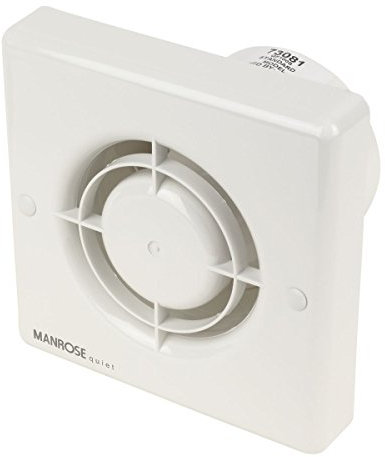 Manrose QF100S 5W Quiet Axial Bathroom Extractor Fan