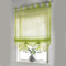 HongYa Raffrollo Voile Transparent Schlaufen Gardine BxH: 140x155cm Grün