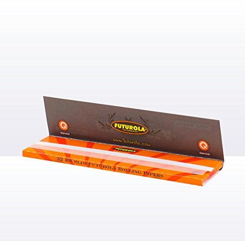 Futurola Orange King Size Slim Papers aus Amsterdam 10 Heftchen