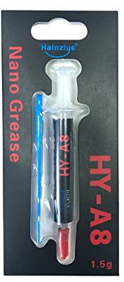 Pâte thermique CPU HALNZIYE HY-A8 1,5 g Gris 5,8 W / m-K Graisse thermique