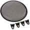 perfk Garde de Protection pour Haut-parleurs Grille Cache Garde Noire - Noir 10 Pouces