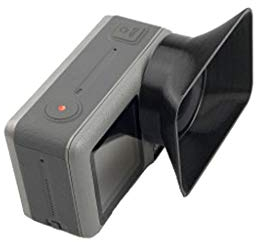 Gegenlichtblende für DJI Osmo Action Kamera,Colorful 3D Printed Sonnenblende Streulichblende Blendschutz Objektivabdeckung Sonnenschutz Schutzhülle für DJI Osmo Action (S)