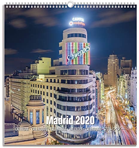 Erik® Madrid Postkarten Kalender 2020 Wandkalender mittelgross (22,5 x 24 cm)