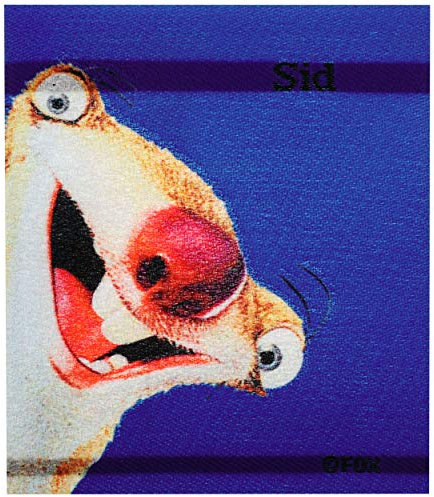 alles-meine.de GmbH 1 Stück Bügelbild - Ice Age - Faultier Sid - 7,0 cm * 8,0 cm - Aufnäher/Applikation/Aufbügler - gewebter Flicken eckig/viereckig - Bügelflicken/Hose..