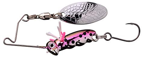 Spro Larva Spinnerbait mit Einzelhaken 4cm 7g Rainbow Trout