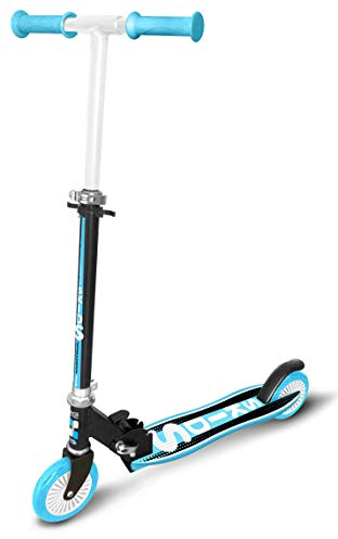 STAMP JS123010 - ZUSAMMENKLAPPBARER SCOOTER - Ergonomic PP Deck - SKIDS CONTROL Mixte, BLUE