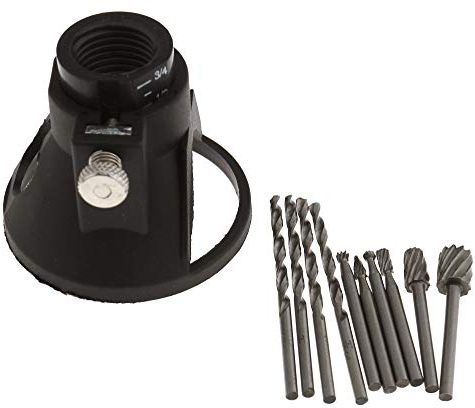 Be In Your Mind HSS Routing Router Bits 60 mm Twist Drill Bits Carving Guide Cover Rotary Locator für Rotary Tool