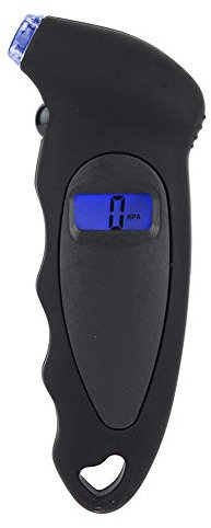 Car Truck Fahrrad Digital Reifendruckmesser Luft PSI Tester Meter 4 Einstellungen(Schwarz) für bandenspanningsmeter auto, Yctzedigitale bandenspanningsmeter