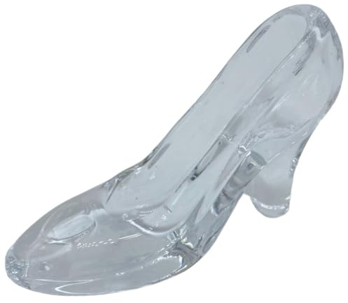 Ingrosso e Risparmio 3 zapatillas de cristal transparente cristal princesa niña bautizo tema Disney cumpleaños gadget fin fiesta confirmación comunión original barato (estándar)