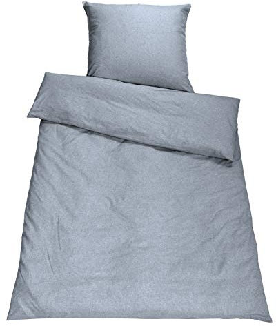Setex Bettwäsche, Aquamarinblau, 220x155 cm