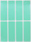 Royal Green Rechteckige Aufkleber - Farbcodierte, Beschriftbare Etiketten für Organisation, Umzug und Versand - 7,6 x 2,5 cm - Für Zuhause, Büro und Schulprojekte