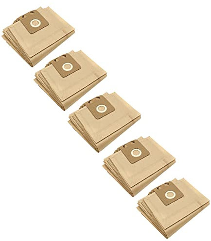 vhbw 50x Sacs compatible avec Nilfisk HDS 1010 aspirateur - 44,5cm x 22cm marron