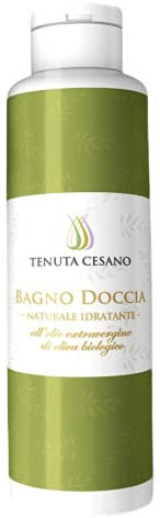 Baño de ducha con aceite de oliva