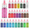 Food Coloring for Baking - 26 Vibrant Cake Coloring Liquid Set for Dessert Decorating, Food Grade Food Dye for Icing,Fondant,Cookies,Easter Egg,Making DIY Supplies Kit- 0.25 Fl. oz (6 ml)/Bottles