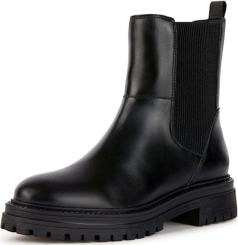 Geox D Iridea D36HRG043, Stivali Donna, Black, 35 EU