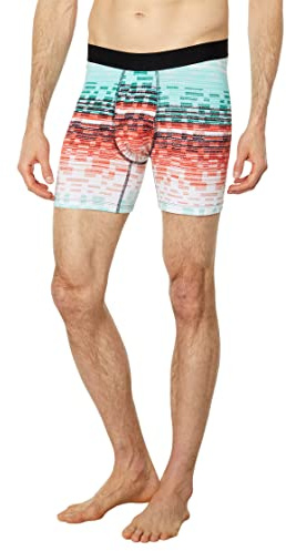Stance El Mar Boxer Briefs Blue Patterned Cotton Underwear Shorts XL