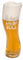 Out of the blue Schon wieder voll Bierglas mit schiefem Design - Bierkrug Humpen