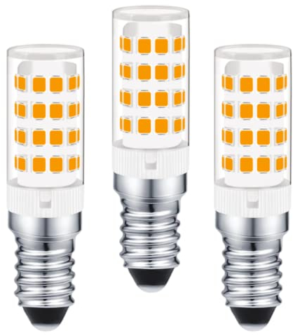 WYAANCCW E14 LED Birnen 5W, E14 Warmweiß LED Leuchtmittel,4~5W kleine Edison Schraube LED Mais Glühbirnen, E14 LED Lampen, 3 Pack