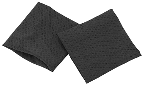 Eisseiden-SchweißArmband, Zubehör, Kühlendes Armband, 2 Weiche Handgelenk-Schweißbänder für Camping (Schwarz)