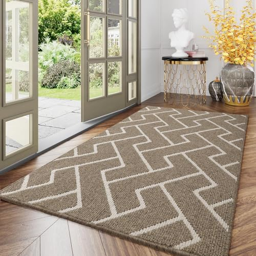 Biscpro Schmutzfangmatte 120 x180 cm, Rutschfestigkeit Fußmatte,Eingangstürmatte Türmatte für Hund,Außen Innen Garten,Teppich,Terrazzo,Haustür,Terrazzo