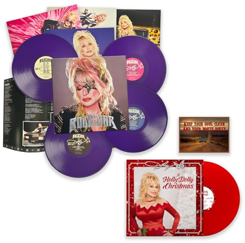 Dolly Parton Deluxe Collection: Rockstar Holly Dolly Christmas Including Art Card