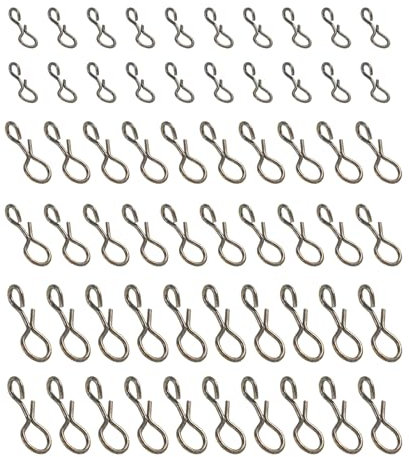 PATIKIL 0.21/ 0.4/ 0.43 Fly Fishing Snaps, 150 Pack Stainless Steel Quick Change No Knot Fast Snap Lure Connector for Jigs Lures Fishing Clips Freshwater Saltwater, Black (Size: S/M/L)
