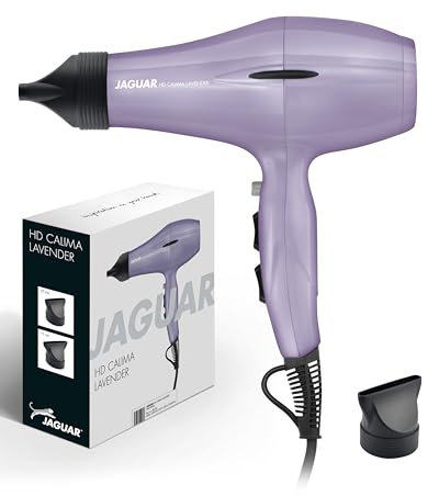 JAGUAR Föhn HD CALIMA Lavender | Leistungsstarker Profi Haartrockner mit Sofort-Kalttaste und individuellen Heiz- & Gebläseeinstellungen für einzigartige Styles